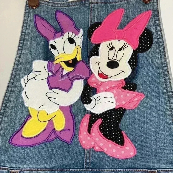 Custom Disney Appliqué Short Overalls - Picture 4 of 12